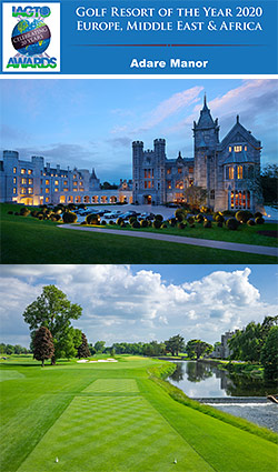 Adare Manor Voted Golf Resort of the Year at IAGTO Awards